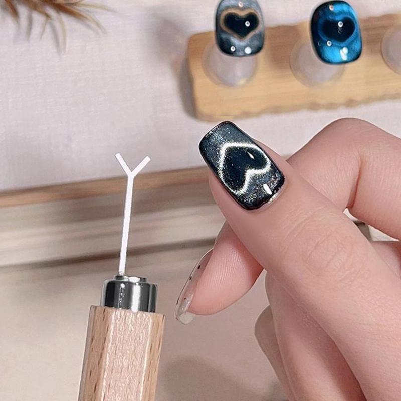 Nail Art Love - Y자형 네일 자석 스틱 러브 하트