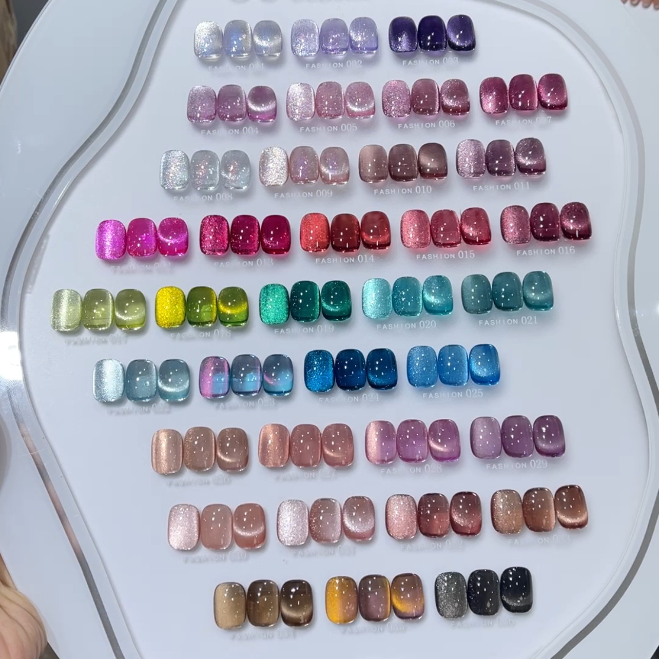 Nail Gel Polish Set - 2026 U 오미이 36색 캣아이 젤