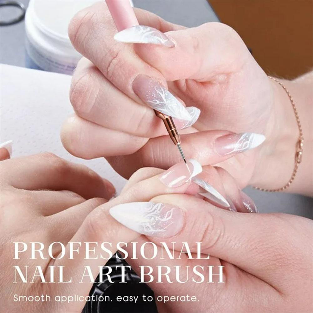 5종 네일 아트 라이너 브러쉬 세트 9mm 11mm 1 - Nail Gel Polish Set 리뷰 및 가격