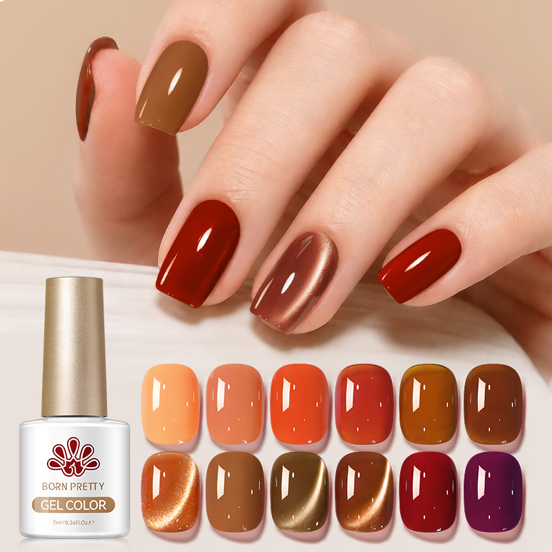 BORN PRETTY 12가지 색상 가을 젤 폴리시 브 - Nail Art Yellow 리뷰 및 가격