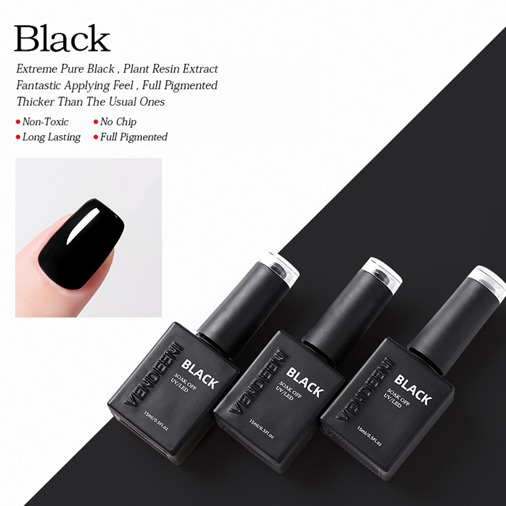 Vendeeni 5컬러 베이직 퓨어 컬러 젤 네일 폴리 - Nail Art Yellow 리뷰 및 가격