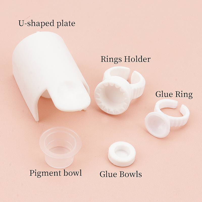 5 개/대 속눈썹 분배기 네일 아트 문신 접착제 팔레트 - Nail Art Extension 리뷰 및 가격