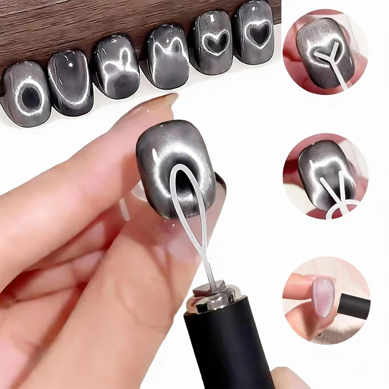 10개 고양이 눈 네일 자석 세트, 네일 아트용 자석  - Nail Gel Polish Set 리뷰 및 가격