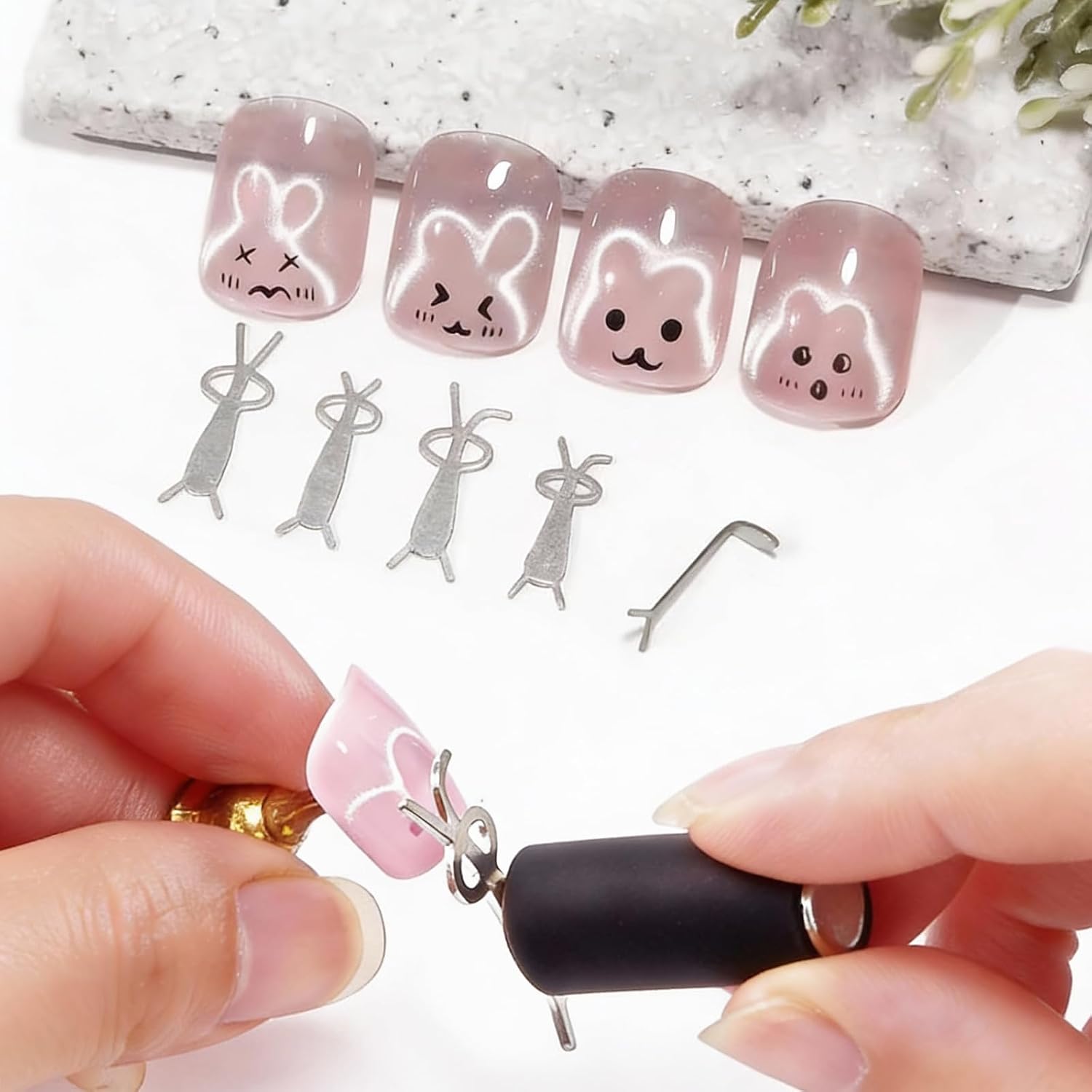 10개 고양이 눈 네일 자석 세트, 네일 아트용 자석  - Nail Gel Polish Set 리뷰 및 가격