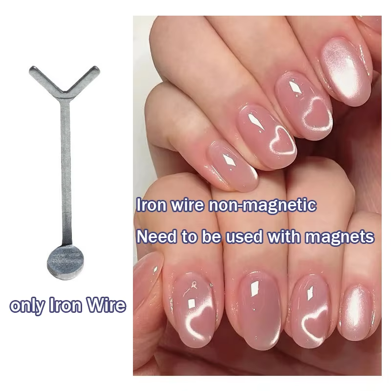 1/4개입 Y자형 하트 모양 자석 보조 도구, 네일 자 - Nail Art Love 리뷰 및 가격