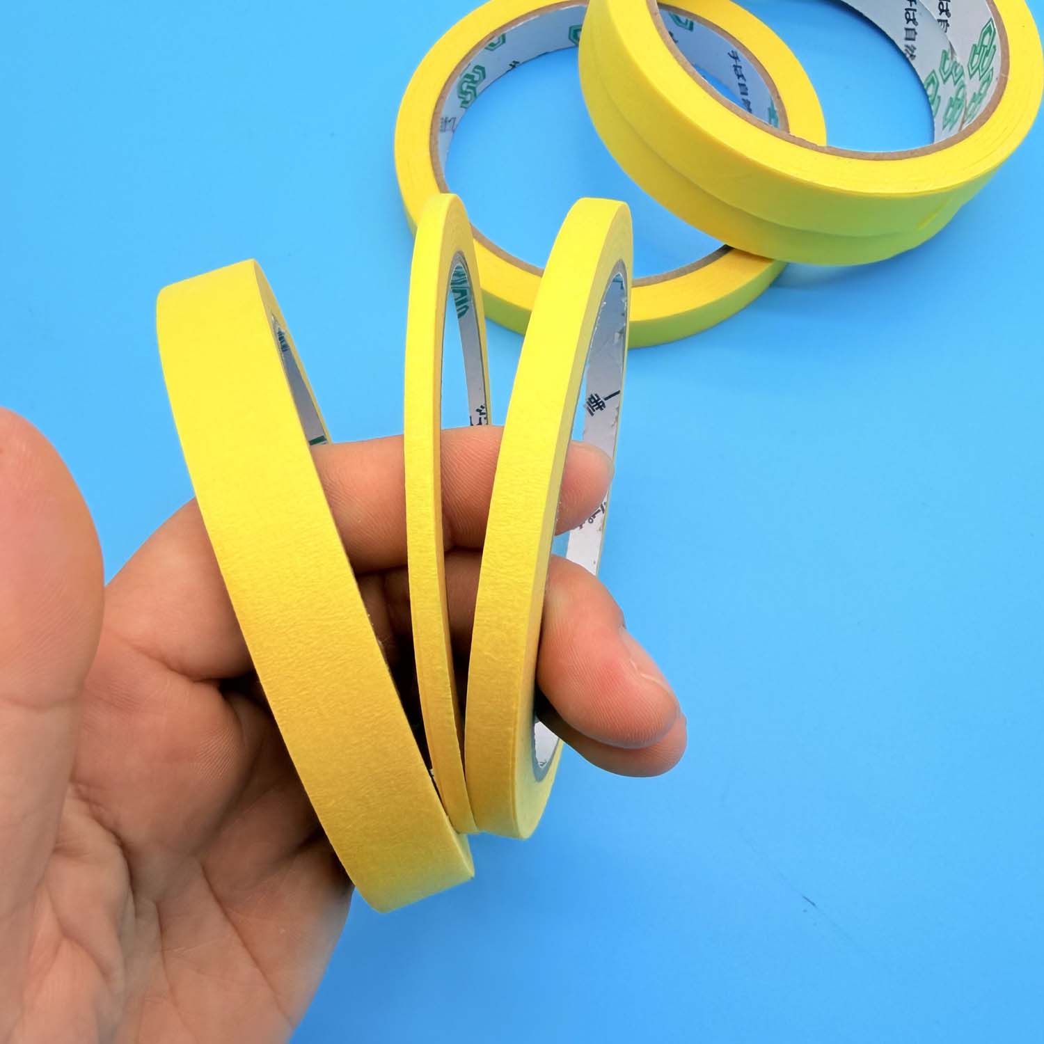 3가지 크기의 노란색 마스킹 테이프 - 스프레이 페인팅 - Nail Art Yellow 리뷰 및 가격
