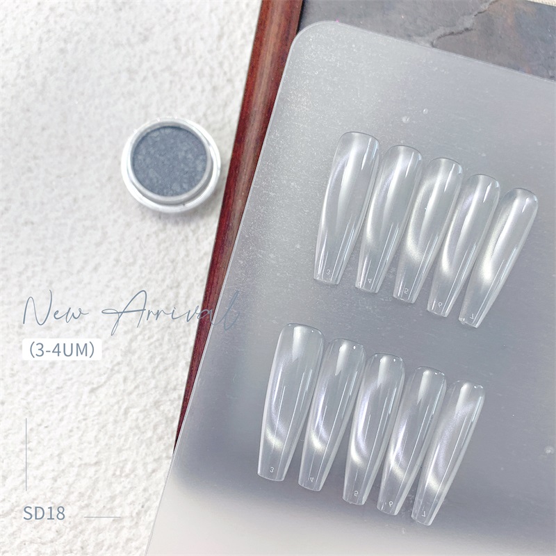 HNDO 새로운 실버 화이트 3D 고양이 눈 마그네틱  - Dip Powder Nail 리뷰 및 가격