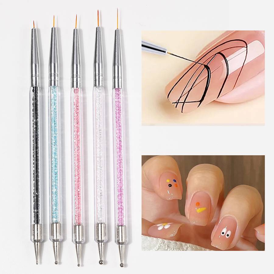듀얼 엔드 아크릴 네일 아트 브러쉬 세트 전문가용 젤  - Nail Gel Polish Set 리뷰 및 가격