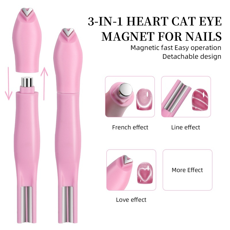 3 in 1 캣아이 네일 마그네틱 스틱 러브 하트 스네 - Nail Art Love 리뷰 및 가격