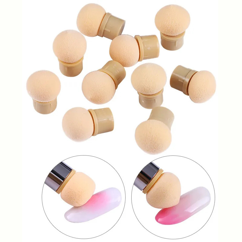 라운드 샤프 헤드 스폰지 헤드 교체 네일 아트 젤 폴란 - Dip Powder Nail 리뷰 및 가격