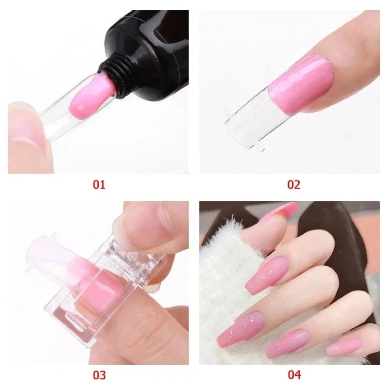 10/20개 네일 클립 아크릴 네일 플라스틱 손톱 연장 - Nail Art Extension 리뷰 및 가격